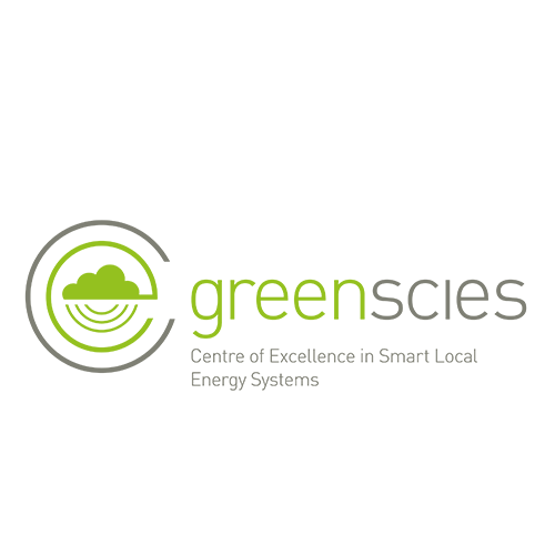 Greenscies logo: Centre of Excellence in Smart Local Energy Systems